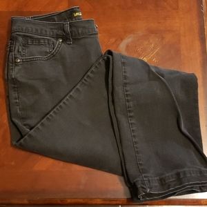 Black Lee Jeans Size 10